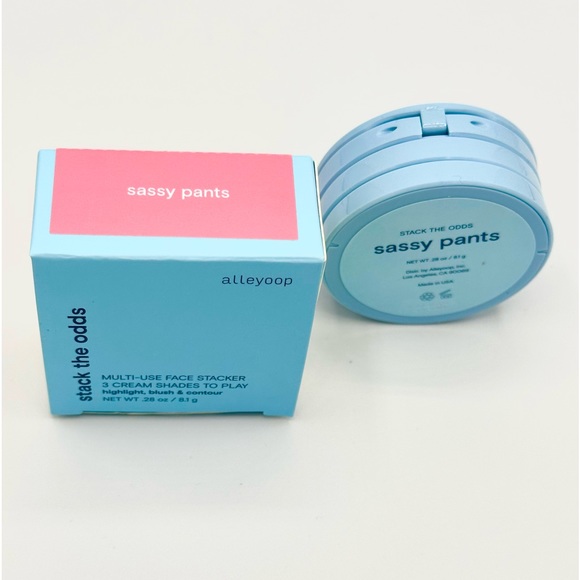 Alleyoop Stack The Odds Highlighter Blush Bronzer Sassy Pants Full Size BNIB - Picture 5 of 6